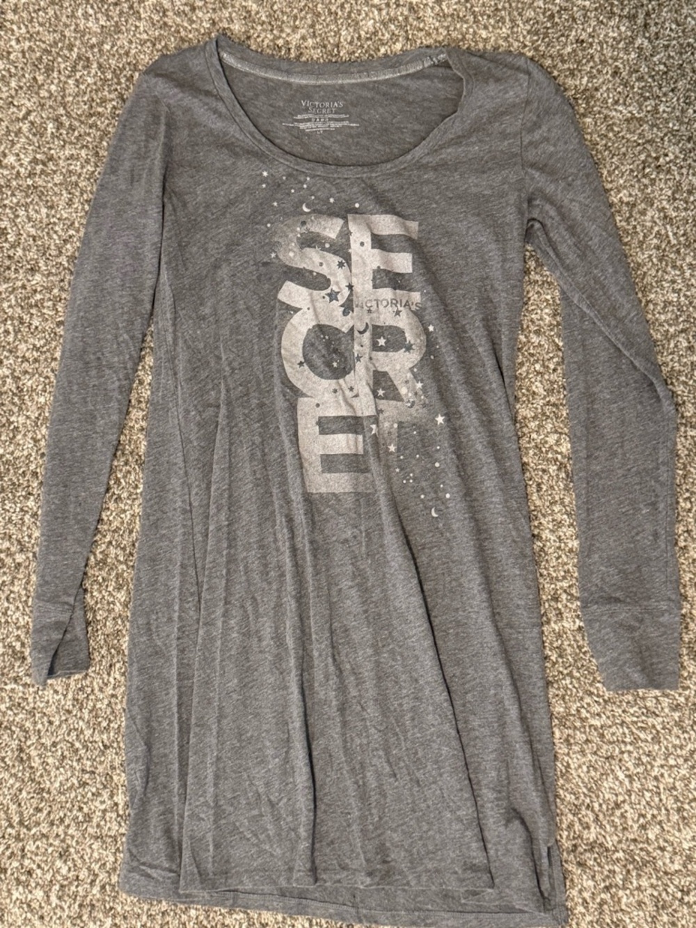 Victoria’s Secret Shirt Pajama Dress ~ Size S